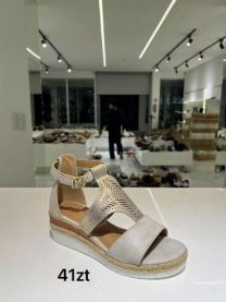 Sandały na koturnie (36-41/12P)