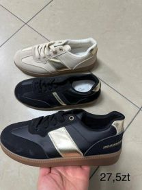 buty sportowe wiązane damskie (36-41/12P)