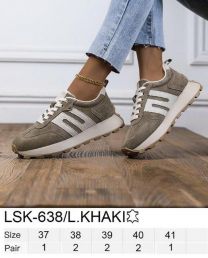 Buty Sportowe Wiązane Damskie (37-41/8P)