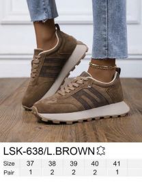 Buty Sportowe Wiązane Damskie (37-41/8P)