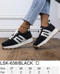 Buty Sportowe Wiązane Damskie (37-41/8P)