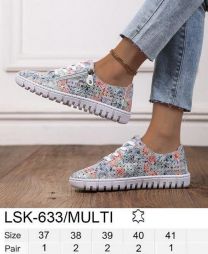 Buty Sportowe Wiązane Damskie (37-41/8P)