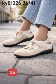 Buty sportowe na rzepy damskie (36-41/12P)