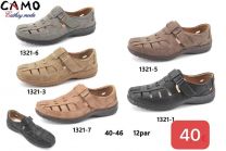 Półbuty na rzepy męskie (40-46/12P)