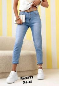 Spodnie jeansowe damskie (XS-XL/12szt)