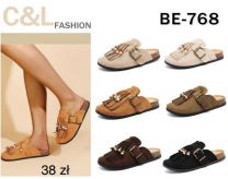 Klapki zakryte palce damskie(36-41/12P)