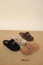 Klapki zakryte palce damskie(36-41/12P)