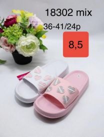 Klapki basenowe damskie (36-41/24P)