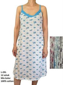 Koszula nocna damska (L-2XL/12szt)