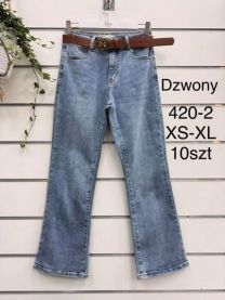Spodnie jeans damskie (XS-XL/10szt)
