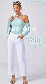 Spodnie jeans damskie (XS-XL/12szt)