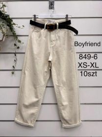 Spodnie jeans damskie (XS-XL/10szt)