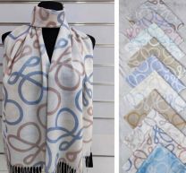 Szaliki damskie (uniwersalny/12szt)