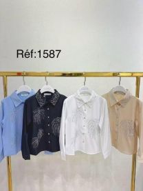 Koszula dziewczęca (4-14LAT/6szt)