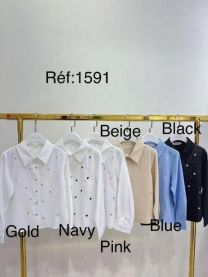 Koszula dziewczęca (4-14LAT/6szt)