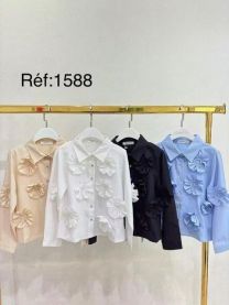 Koszula dziewczęca (4-14LAT/6szt)