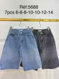 Spodnie Jeansy dziewczęce (6-14LAT/7szt)