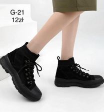 Trampki wiążane damskie(36-41/12P)