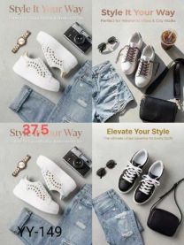 Buty Sportowe Wiązane Damskie (36-41/12P)