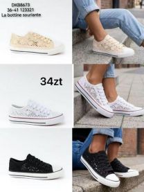 Trampki wiążane damskie(36-41/12P)