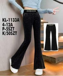 Spodnie Jeansy dziewczęce (4-12LAT/5szt)