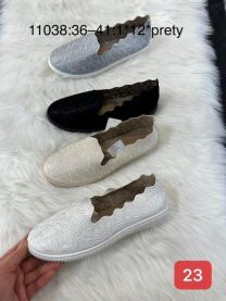 Trampki wsuwane damskie(36-41/12P)