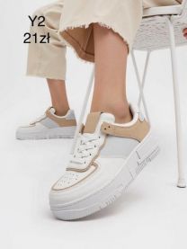 buty sportowe wiązane damskie (36-41/12P)