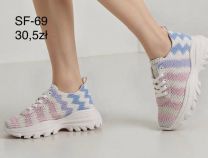 buty sportowe wiązane damskie (36-41/12P)