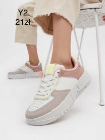 buty sportowe wiązane damskie (36-41/12P)