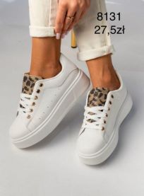 buty sportowe wiązane damskie (36-41/12P)