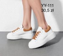 buty sportowe wiązane damskie (36-41/12P)