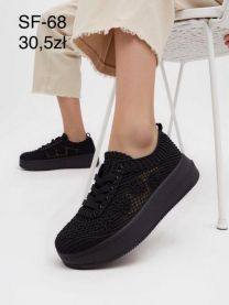 buty sportowe wiązane damskie (36-41/12P)