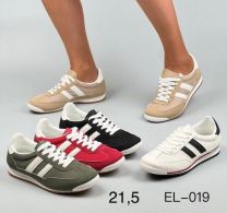 buty sportowe wiązane damskie (36-41/12P)