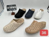 Klapki zakryte palce damskie(36-42/12P)