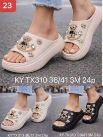 Klapki basenowe damskie (36-41/24P)