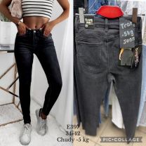 Spodnie jeansowe damskie (34-42/10szt)