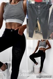 Spodnie jeansowe damskie (34-42/10szt)