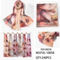 Szaliki damskie (uniwersalny/12szt)