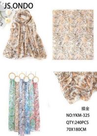 Szaliki damskie (uniwersalny/12szt)