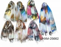 Szaliki damskie (uniwersalny/12szt)