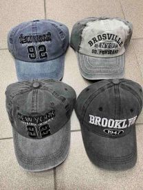 Czapki męskie z daszkiem (uniwersalny/12szt)