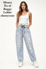 Spodnie jeansowe damskie (XS-XL/10szt)