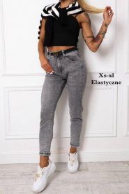 Spodnie jeansowe damskie (XS-XL/12szt)