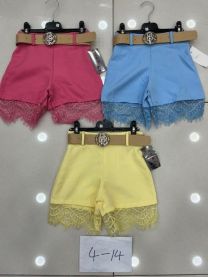 Szorty dziewczęce (4-14LAT/6szt)