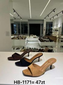 Klapki na obcasie (36-41/12P)