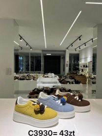 buty sportowe wiązane damskie (36-41/12P)