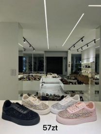 buty sportowe wiązane damskie (36-41/12P)