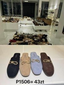 Klapki zakryte palce damskie(36-41/12P)