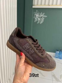 buty sportowe wiązane damskie (36-41/12P)