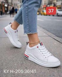 buty sportowe wiązane damskie (36-41/12P)